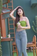 糖心vlogo白桃少女牛仔裤